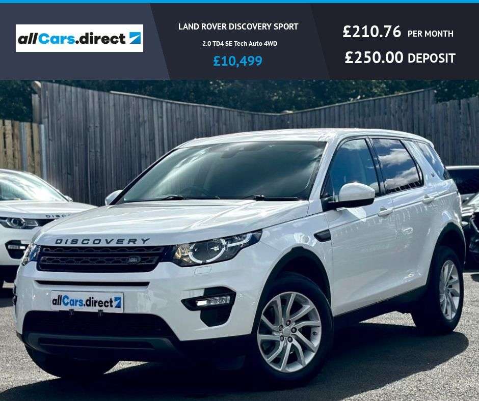 A 2018 LAND ROVER DISCOVERY SPORT 2.0 TD4 SE Tech Auto 4WD FULL SERVICE HISTORY! A 2018 LAND ROVER DISCOVERY SPORT 2.0 TD4 SE Tech Auto 4WD FULL SERVICE HISTORY!
