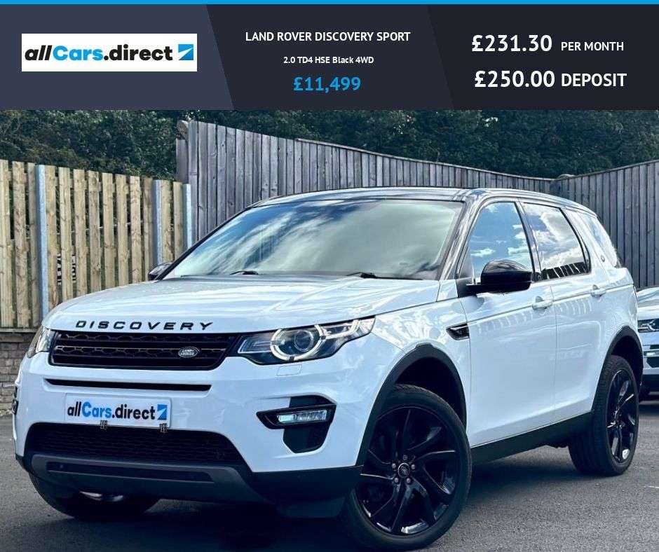 A 2017 LAND ROVER DISCOVERY SPORT 2.0 TD4 HSE Black 4WD ONE OWNER! FSH! PAN ROOF! A 2017 LAND ROVER DISCOVERY SPORT 2.0 TD4 HSE Black 4WD ONE OWNER! FSH! PAN ROOF!