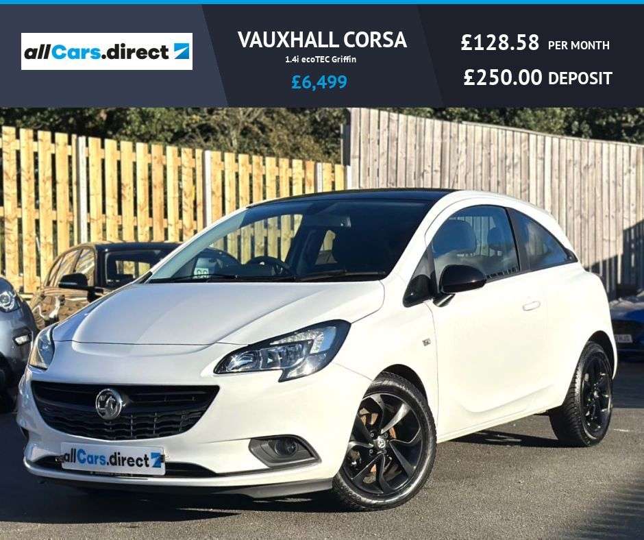 A 2019 VAUXHALL CORSA 1.4i ecoTEC Griffin FSH! A 2019 VAUXHALL CORSA 1.4i ecoTEC Griffin FSH!