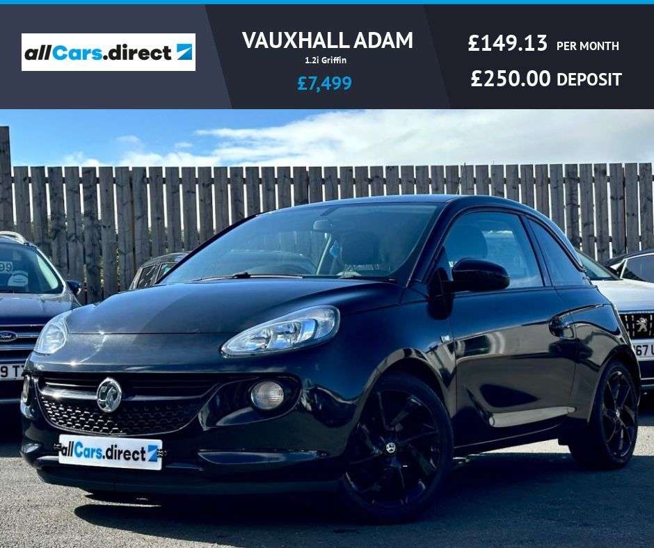 A 2019 VAUXHALL ADAM 1.2i Griffin FSH! CAR PLAY! A 2019 VAUXHALL ADAM 1.2i Griffin FSH! CAR PLAY!