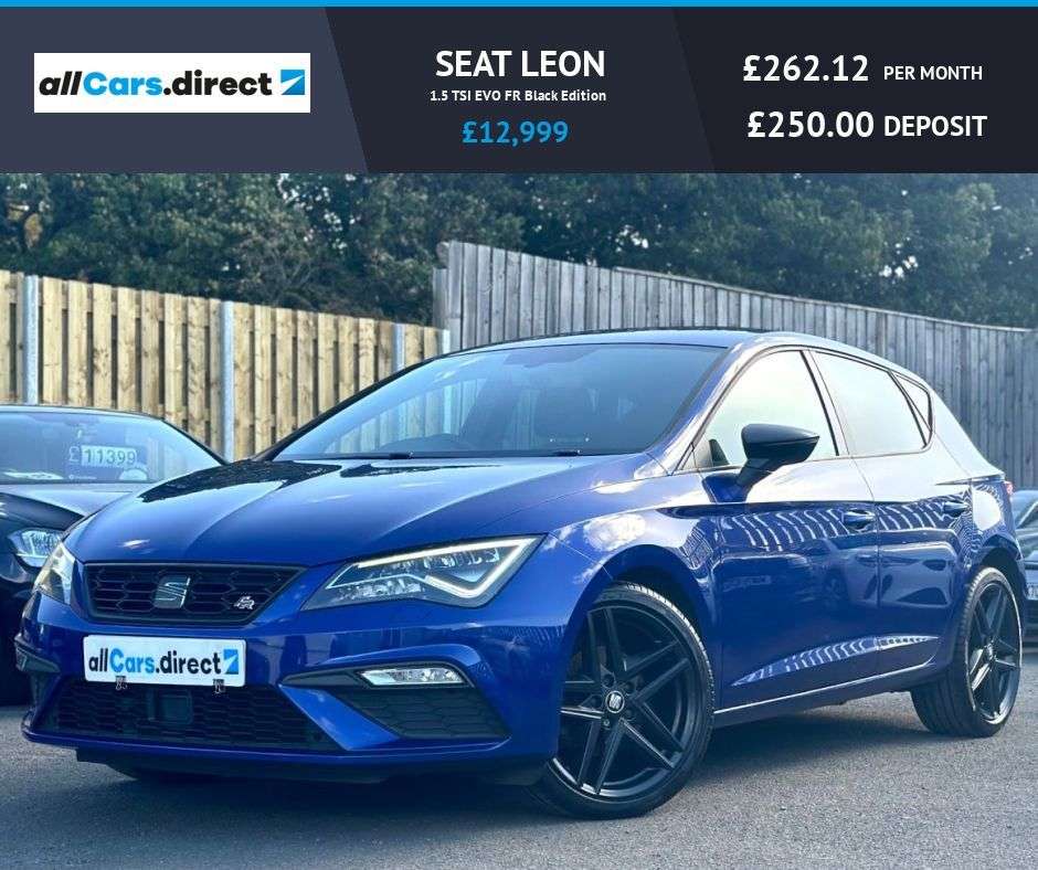 A 2020 SEAT LEON 1.5 TSI EVO FR Black Edition VIRTUAL COCKPIT! A 2020 SEAT LEON 1.5 TSI EVO FR Black Edition VIRTUAL COCKPIT!