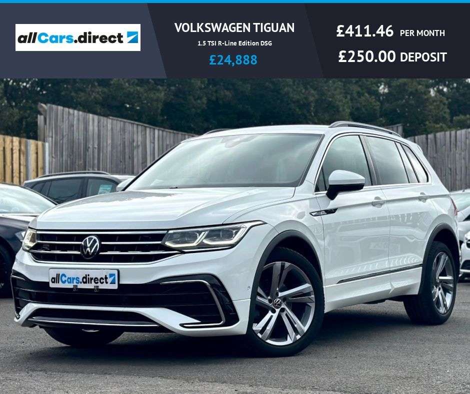 A 2024 VOLKSWAGEN TIGUAN 1.5 TSI R-Line Edition DSG ONE OWNER FROM NEW! A 2024 VOLKSWAGEN TIGUAN 1.5 TSI R-Line Edition DSG ONE OWNER FROM NEW!