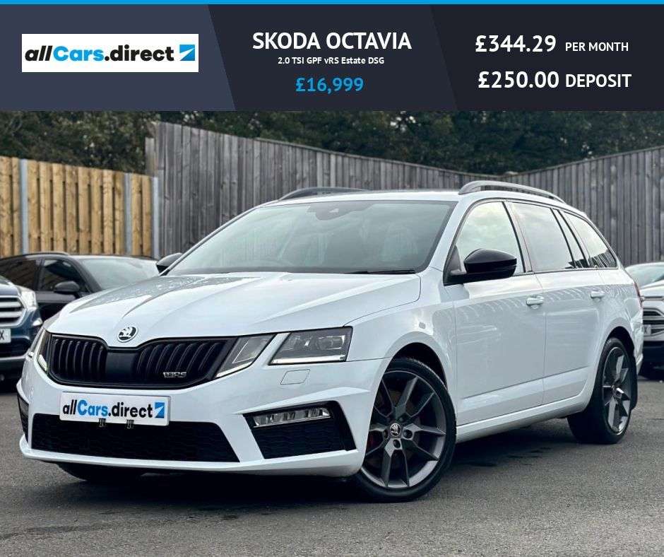 A 2020 SKODA OCTAVIA 2.0 TSI GPF vRS Estate DSG CAR PLAY! A 2020 SKODA OCTAVIA 2.0 TSI GPF vRS Estate DSG CAR PLAY!