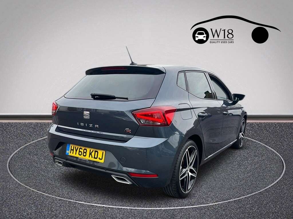 A 2018 SEAT IBIZA 1.0 TSI FR Hatchback 5dr Petrol Manual Euro 6 (s/s) GPF (115 ps) A 2018 SEAT IBIZA 1.0 TSI FR Hatchback 5dr Petrol Manual Euro 6 (s/s) GPF (115 ps)