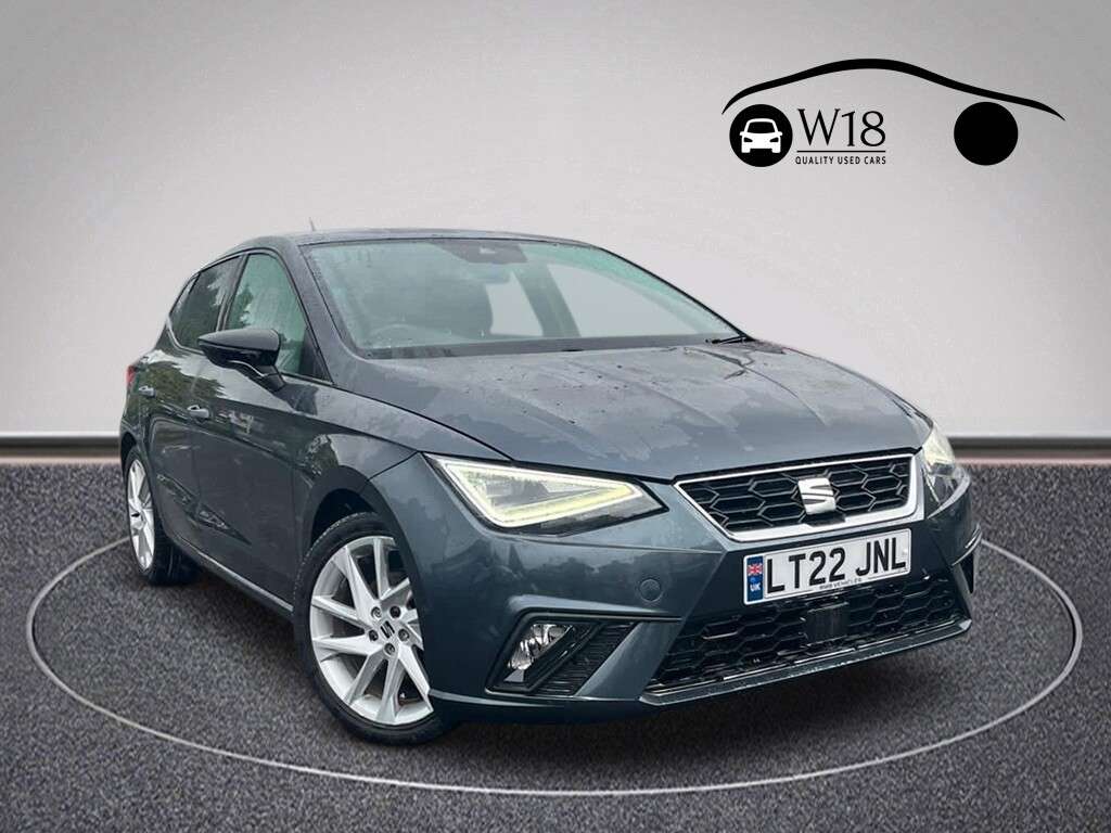 A 2022 SEAT IBIZA 1.0 TSI FR Hatchback 5dr Petrol DSG Euro 6 (s/s) (110 ps) A 2022 SEAT IBIZA 1.0 TSI FR Hatchback 5dr Petrol DSG Euro 6 (s/s) (110 ps)