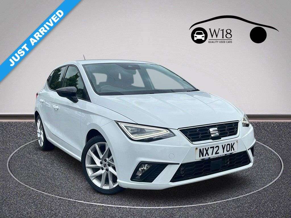A 2022 SEAT IBIZA 1.0 TSI FR Hatchback 5dr Petrol Manual Euro 6 (s/s) (110 ps) A 2022 SEAT IBIZA 1.0 TSI FR Hatchback 5dr Petrol Manual Euro 6 (s/s) (110 ps)