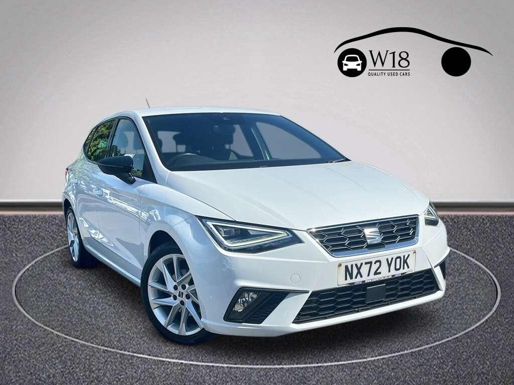 A 2022 SEAT IBIZA 1.0 TSI FR Hatchback 5dr Petrol Manual Euro 6 (s/s) (110 ps) A 2022 SEAT IBIZA 1.0 TSI FR Hatchback 5dr Petrol Manual Euro 6 (s/s) (110 ps)