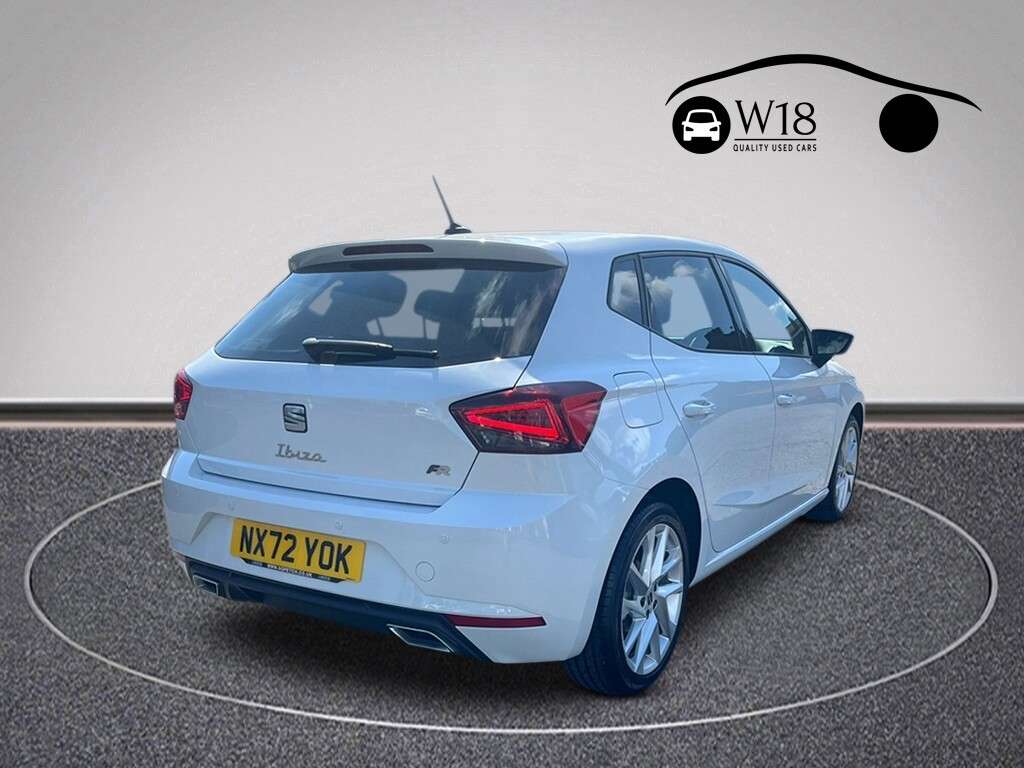 A 2022 SEAT IBIZA 1.0 TSI FR Hatchback 5dr Petrol Manual Euro 6 (s/s) (110 ps) A 2022 SEAT IBIZA 1.0 TSI FR Hatchback 5dr Petrol Manual Euro 6 (s/s) (110 ps)
