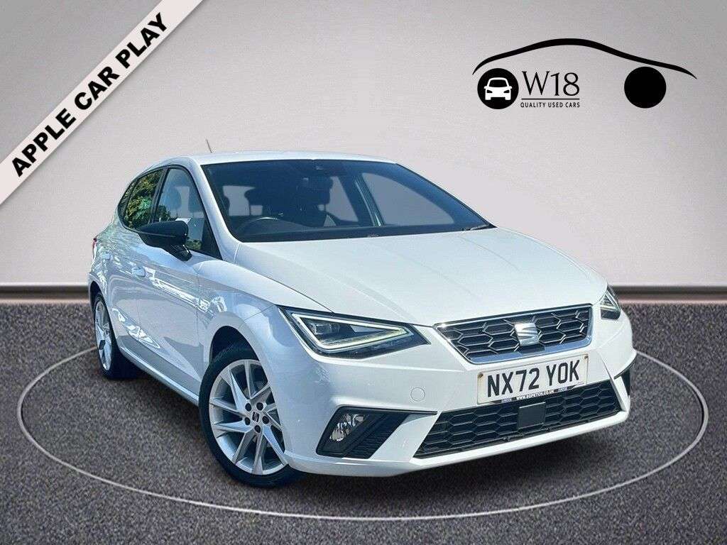 A 2022 SEAT IBIZA 1.0 TSI FR Hatchback 5dr Petrol Manual Euro 6 (s/s) (110 ps) A 2022 SEAT IBIZA 1.0 TSI FR Hatchback 5dr Petrol Manual Euro 6 (s/s) (110 ps)