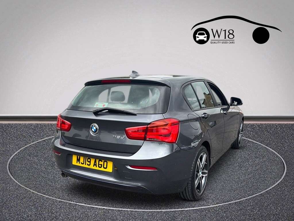 A 2019 BMW 1 SERIES 2.0 118d Sport Hatchback 5dr Diesel Manual Euro 6 (s/s) (150 ps) A 2019 BMW 1 SERIES 2.0 118d Sport Hatchback 5dr Diesel Manual Euro 6 (s/s) (150 ps)