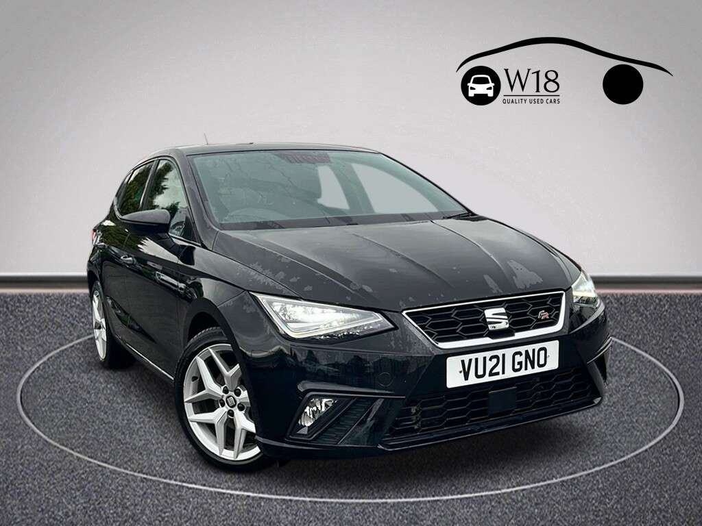 A 2021 SEAT IBIZA 1.0 TSI FR Hatchback 5dr Petrol Manual Euro 6 (s/s) (110 ps) A 2021 SEAT IBIZA 1.0 TSI FR Hatchback 5dr Petrol Manual Euro 6 (s/s) (110 ps)