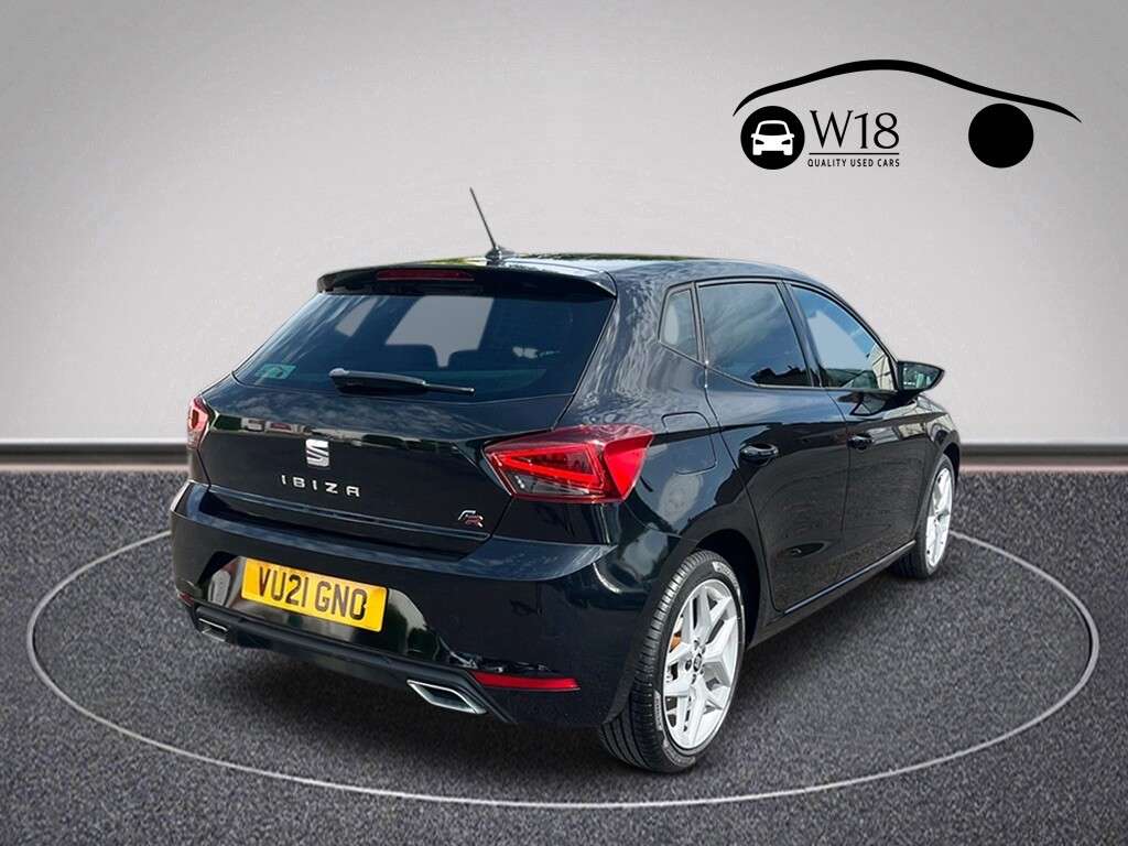 A 2021 SEAT IBIZA 1.0 TSI FR Hatchback 5dr Petrol Manual Euro 6 (s/s) (110 ps) A 2021 SEAT IBIZA 1.0 TSI FR Hatchback 5dr Petrol Manual Euro 6 (s/s) (110 ps)