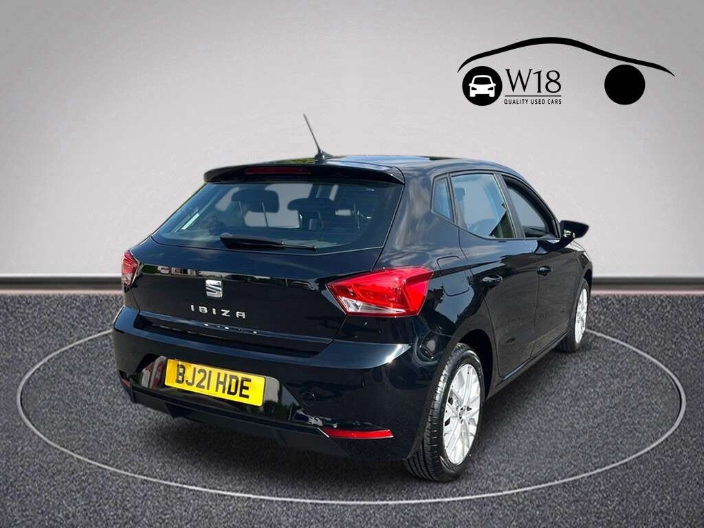 A 2021 SEAT IBIZA 1.0 TSI SE Technology Hatchback 5dr Petrol Manual Euro 6 (s/s) GPF (95 ps) A 2021 SEAT IBIZA 1.0 TSI SE Technology Hatchback 5dr Petrol Manual Euro 6 (s/s) GPF (95 ps)