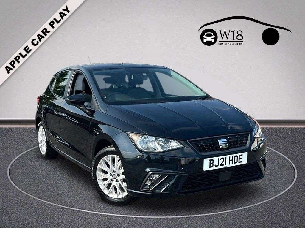 A 2021 SEAT IBIZA 1.0 TSI SE Technology Hatchback 5dr Petrol Manual Euro 6 (s/s) GPF (95 ps) A 2021 SEAT IBIZA 1.0 TSI SE Technology Hatchback 5dr Petrol Manual Euro 6 (s/s) GPF (95 ps)