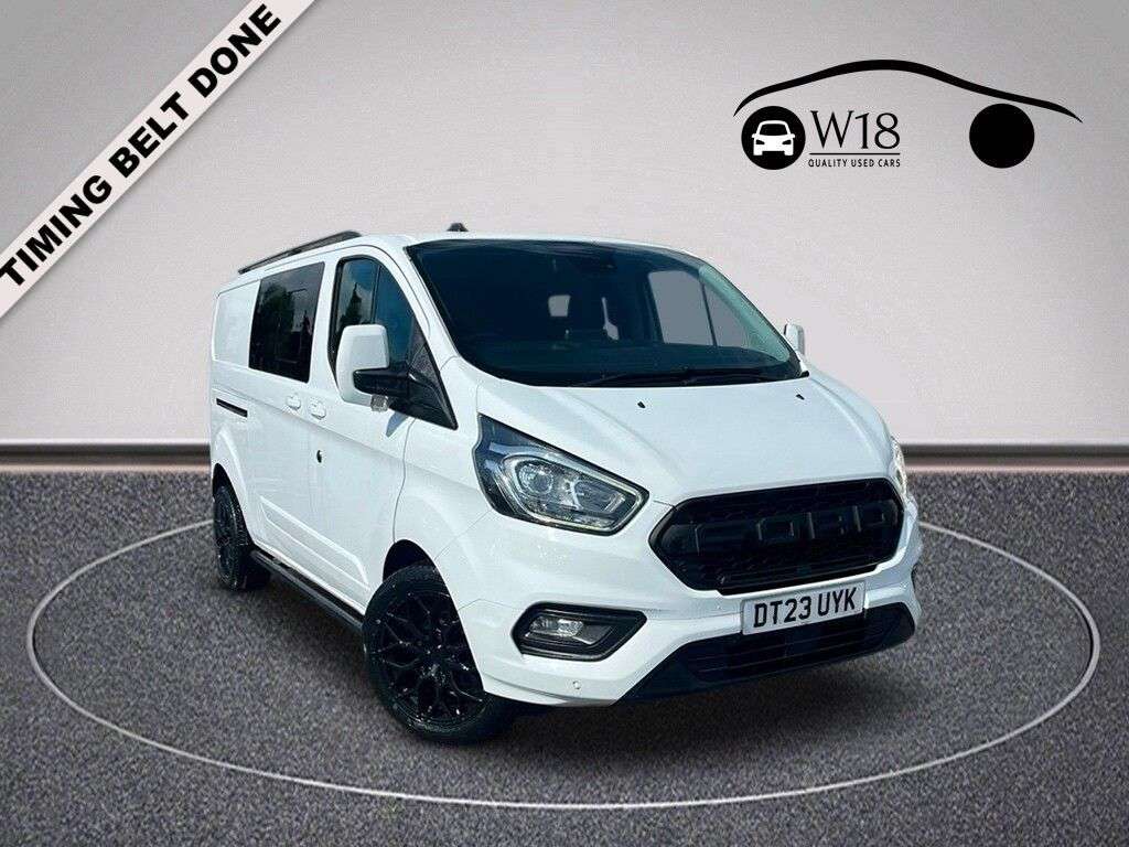 A 2023 FORD TRANSIT CUSTOM 2.0 320 EcoBlue Limited Crew Van Double Cab 5dr Diesel Manual L2 H1 Euro 6 A 2023 FORD TRANSIT CUSTOM 2.0 320 EcoBlue Limited Crew Van Double Cab 5dr Diesel Manual L2 H1 Euro 6