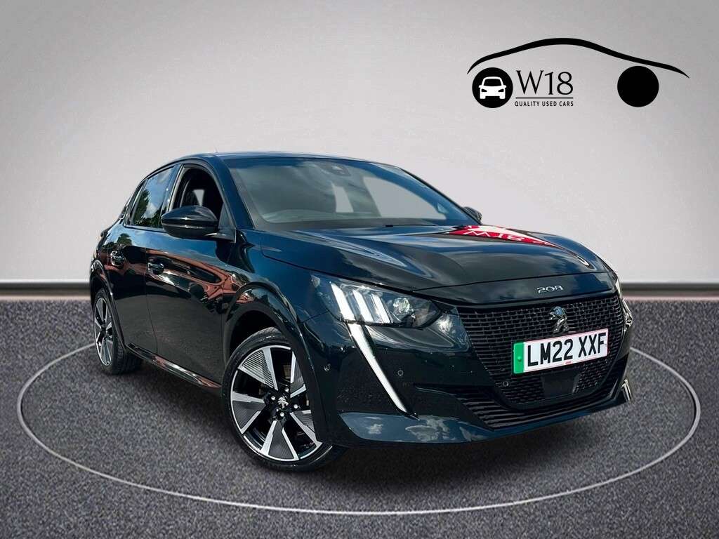 A 2022 PEUGEOT E-208 50kWh GT Premium Hatchback 5dr Electric Auto (7kW Charger) (136 ps) A 2022 PEUGEOT E-208 50kWh GT Premium Hatchback 5dr Electric Auto (7kW Charger) (136 ps)