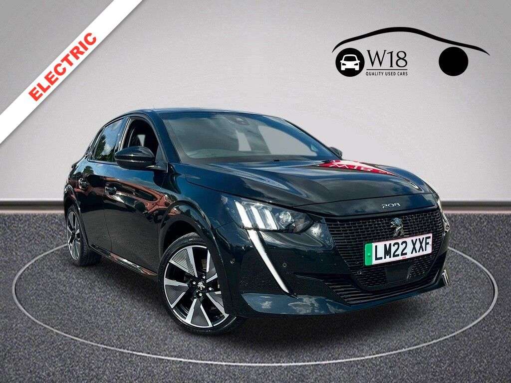 A 2022 PEUGEOT E-208 50kWh GT Premium Hatchback 5dr Electric Auto (7kW Charger) (136 ps) A 2022 PEUGEOT E-208 50kWh GT Premium Hatchback 5dr Electric Auto (7kW Charger) (136 ps)