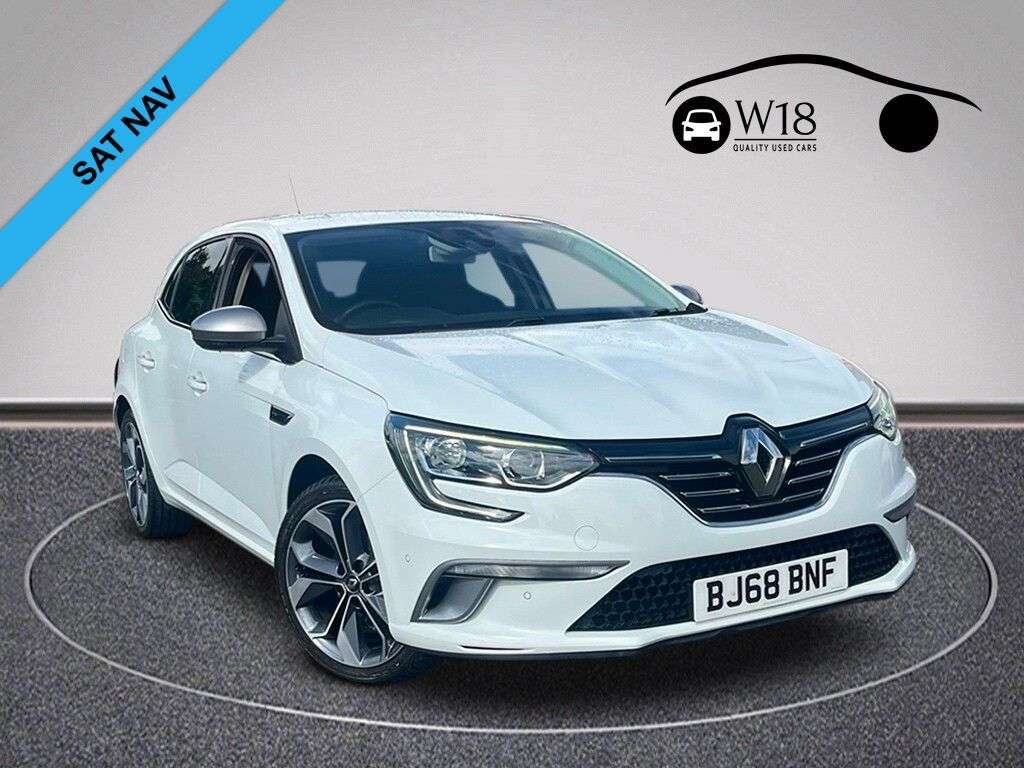 A 2018 RENAULT MEGANE 1.2 TCe GT Line Nav Hatchback 5dr Petrol Manual Euro 6 (s/s) (130 ps) A 2018 RENAULT MEGANE 1.2 TCe GT Line Nav Hatchback 5dr Petrol Manual Euro 6 (s/s) (130 ps)