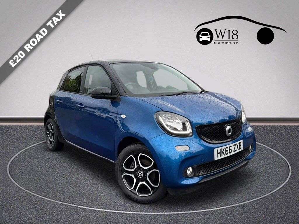 A 2017 SMART FORFOUR 0.9T Prime (Premium Plus) Hatchback 5dr Petrol Manual Euro 6 (s/s) (90 ps) A 2017 SMART FORFOUR 0.9T Prime (Premium Plus) Hatchback 5dr Petrol Manual Euro 6 (s/s) (90 ps)