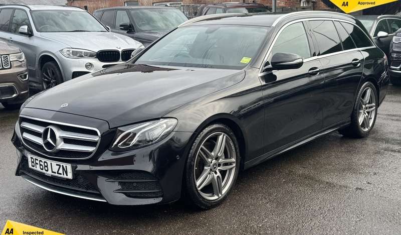 A 2018 MERCEDES-BENZ E CLASS 2.0 E220d AMG Line Estate 5dr Diesel G-Tronic+ Euro 6 (s/s) (194 ps) A 2018 MERCEDES-BENZ E CLASS 2.0 E220d AMG Line Estate 5dr Diesel G-Tronic+ Euro 6 (s/s) (194 ps)