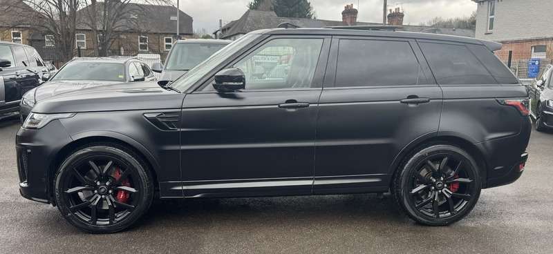 A 2022 LAND ROVER RANGE ROVER SPORT 5.0 P575 V8 GPF SVR SUV 5dr Petrol Auto 4WD Euro 6 (s/s) (575 ps) A 2022 LAND ROVER RANGE ROVER SPORT 5.0 P575 V8 GPF SVR SUV 5dr Petrol Auto 4WD Euro 6 (s/s) (575 ps)