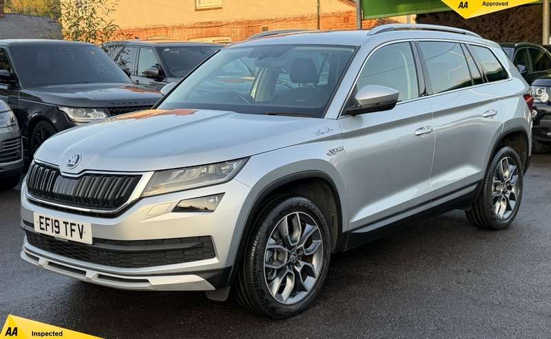 A 2019 SKODA KODIAQ 2.0 TDI Scout SUV 5dr Diesel DSG 4WD Euro 6 (s/s) (7 Seat) (190 ps) A 2019 SKODA KODIAQ 2.0 TDI Scout SUV 5dr Diesel DSG 4WD Euro 6 (s/s) (7 Seat) (190 ps)