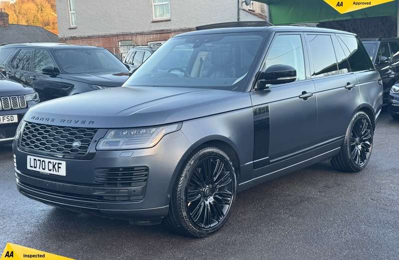 A 2020 LAND ROVER RANGE ROVER 5.0 P525 V8 GPF Autobiography SUV 5dr Petrol Auto 4WD Euro 6 (s/s) (525 ps) A 2020 LAND ROVER RANGE ROVER 5.0 P525 V8 GPF Autobiography SUV 5dr Petrol Auto 4WD Euro 6 (s/s) (525 ps)
