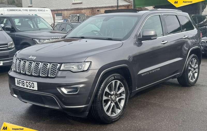 A 2018 JEEP GRAND CHEROKEE 3.0 V6 CRD Overland SUV 5dr Diesel Auto 4WD Euro 6 (s/s) (250 ps) A 2018 JEEP GRAND CHEROKEE 3.0 V6 CRD Overland SUV 5dr Diesel Auto 4WD Euro 6 (s/s) (250 ps)