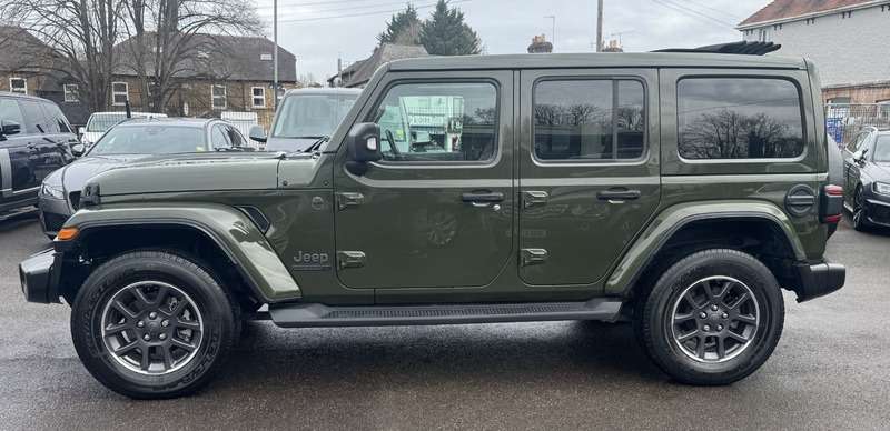 A 2021 JEEP WRANGLER 2.0 GME 80th Anniversary SUV 4dr Petrol Auto 4WD Euro 6 (s/s) (272 ps) A 2021 JEEP WRANGLER 2.0 GME 80th Anniversary SUV 4dr Petrol Auto 4WD Euro 6 (s/s) (272 ps)