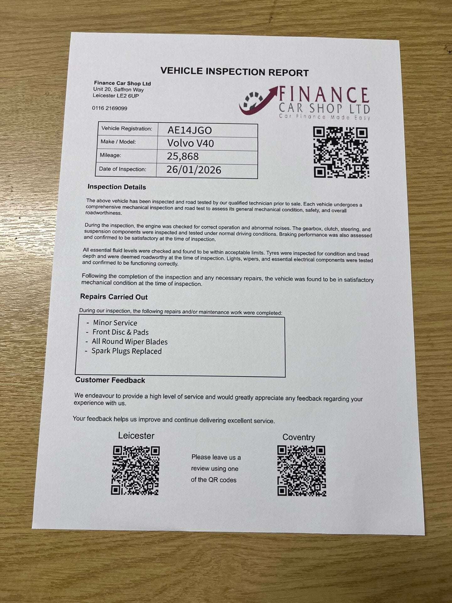 2014 VOLVO V40 2014 VOLVO V40