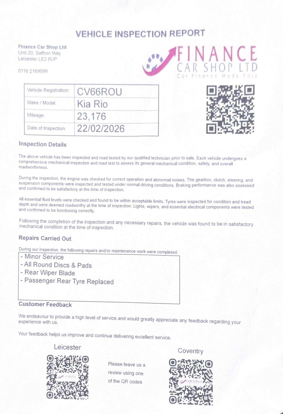 2016 KIA RIO 2016 KIA RIO