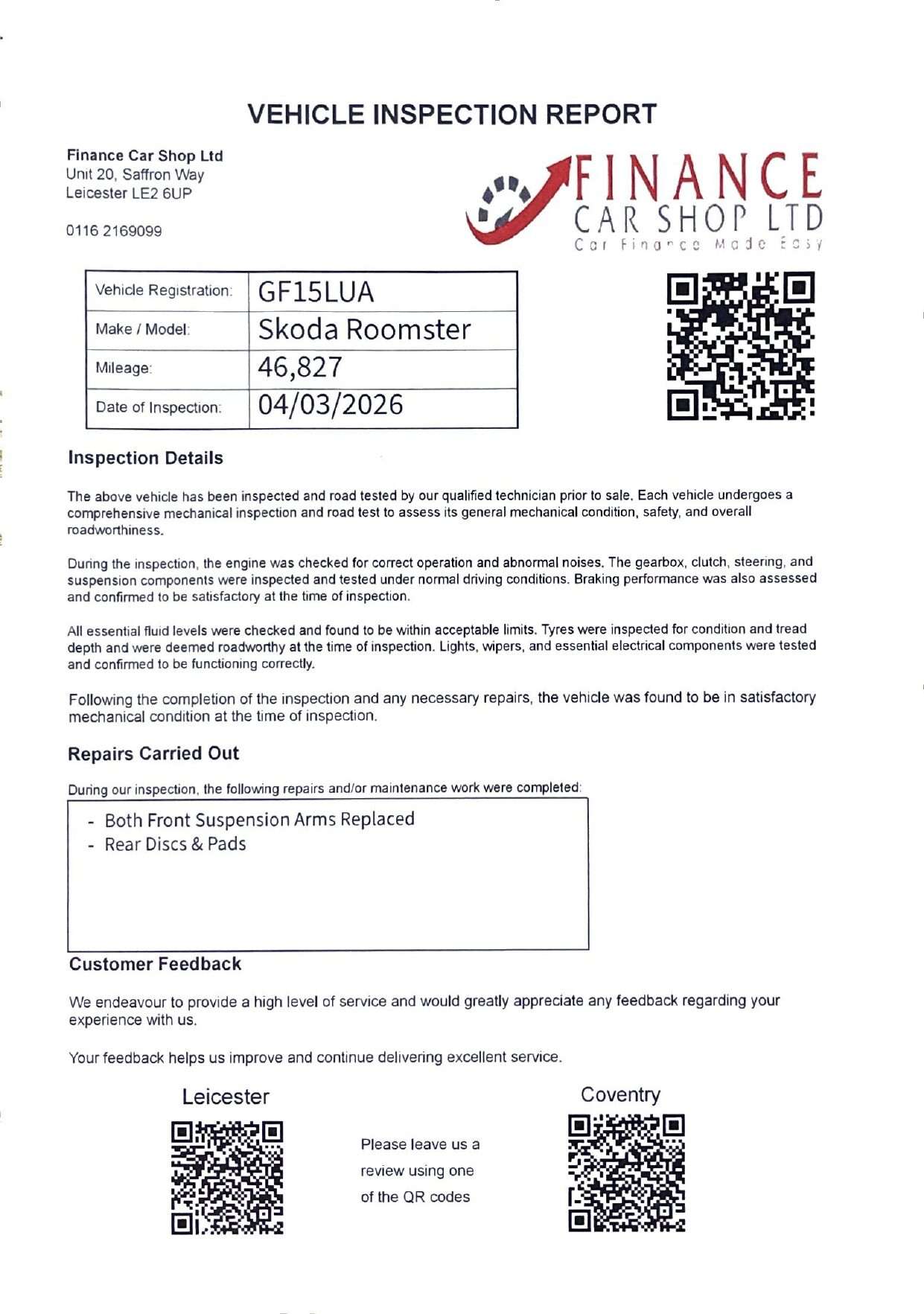 2015 SKODA ROOMSTER 2015 SKODA ROOMSTER