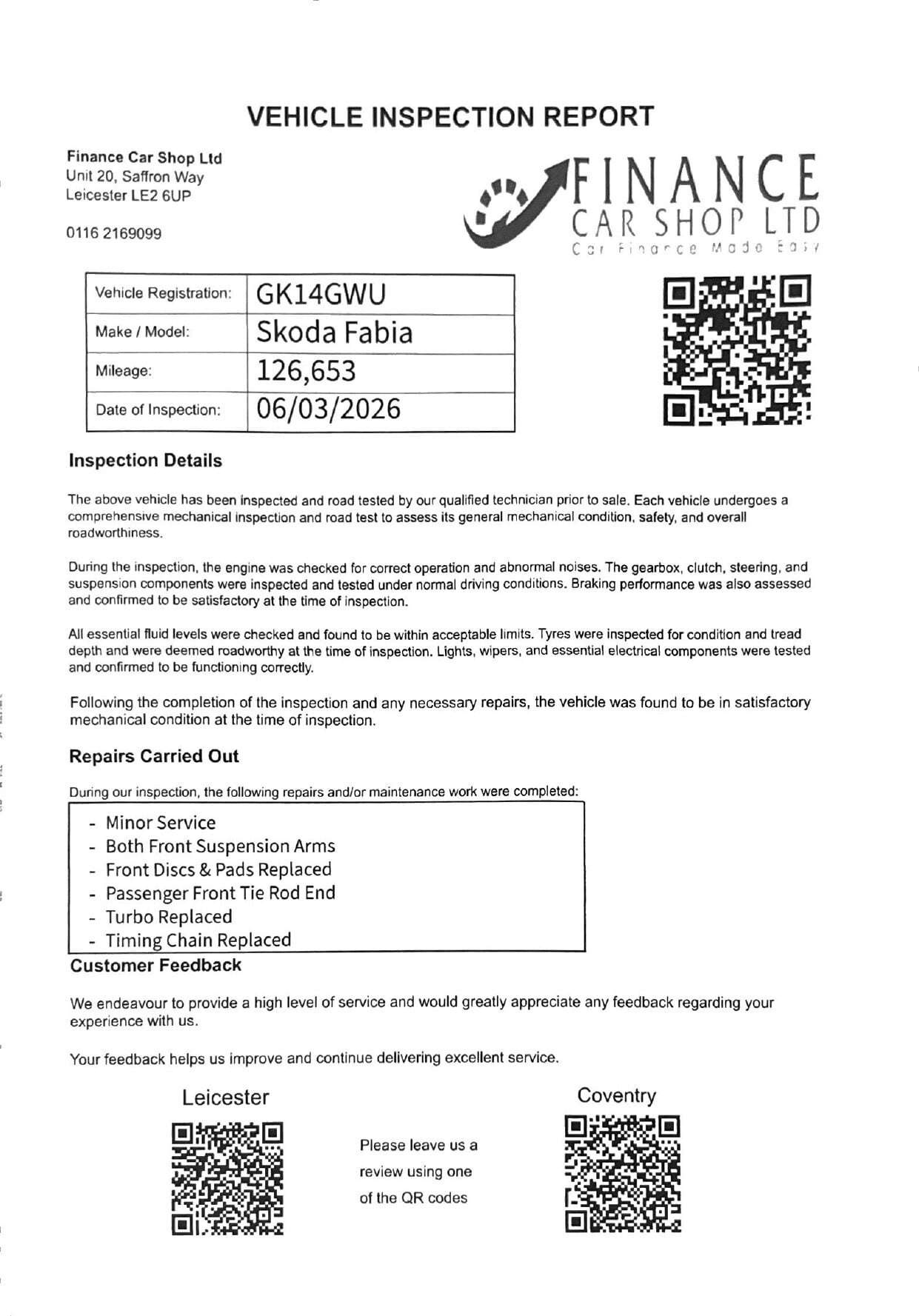 2014 SKODA FABIA 2014 SKODA FABIA