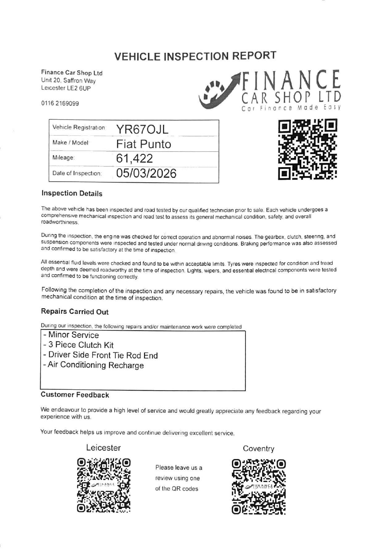 2017 FIAT PUNTO 2017 FIAT PUNTO