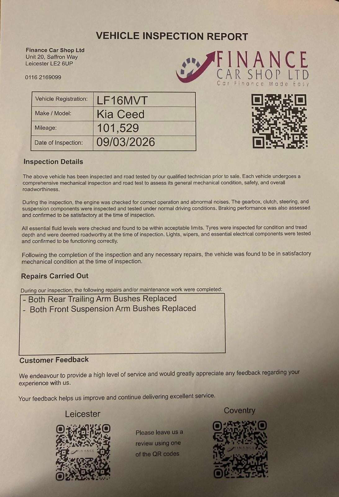 A 2016 KIA PRO CEED CRDI GT-LINE ISG A 2016 KIA PRO CEED CRDI GT-LINE ISG