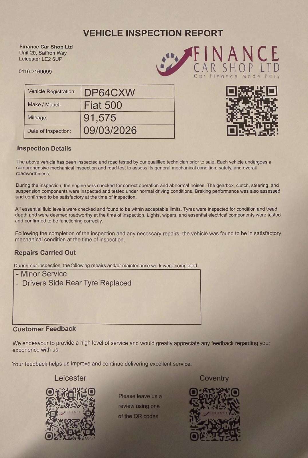 2015 FIAT 500 2015 FIAT 500