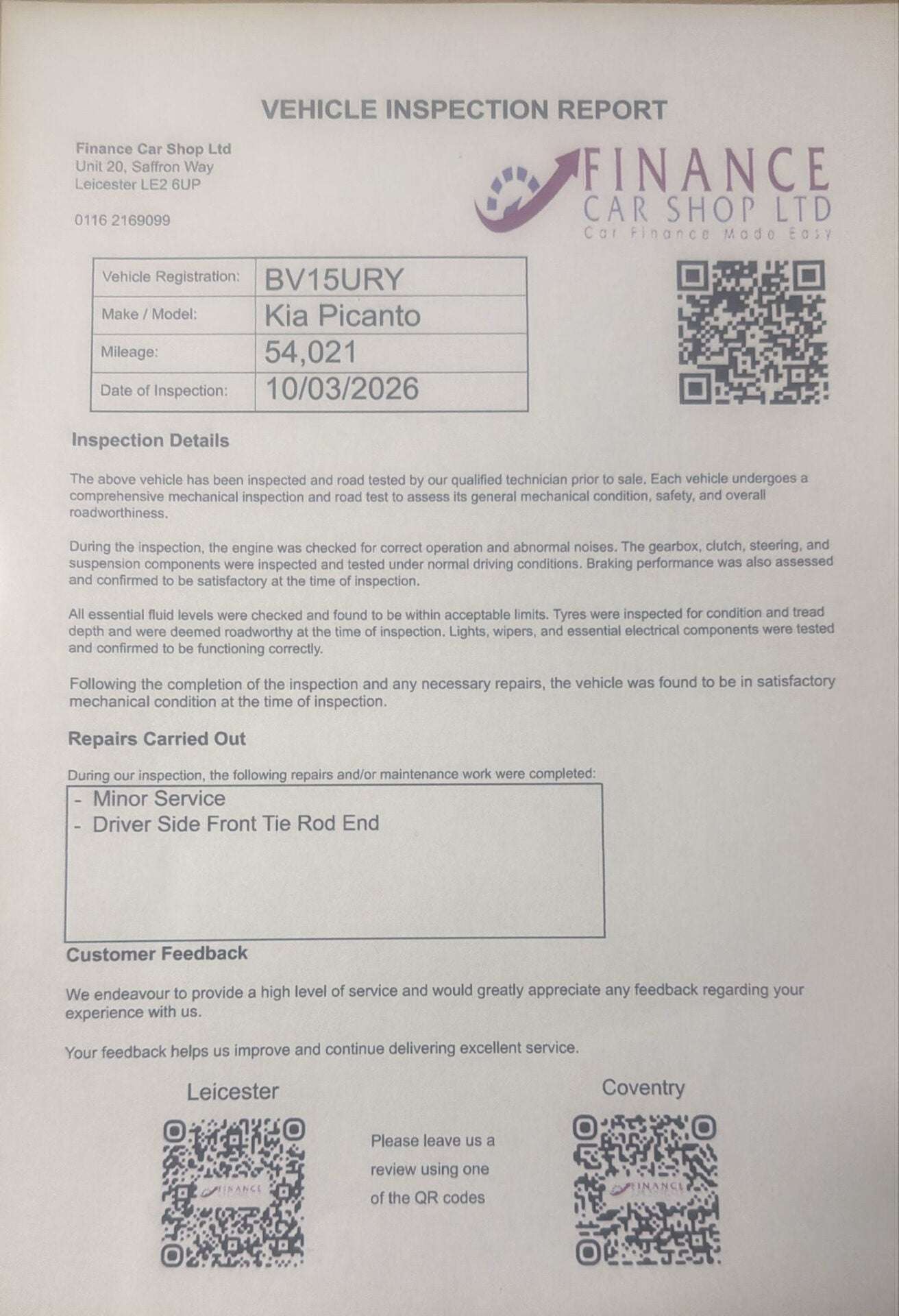 A 2015 KIA PICANTO 1 A 2015 KIA PICANTO 1