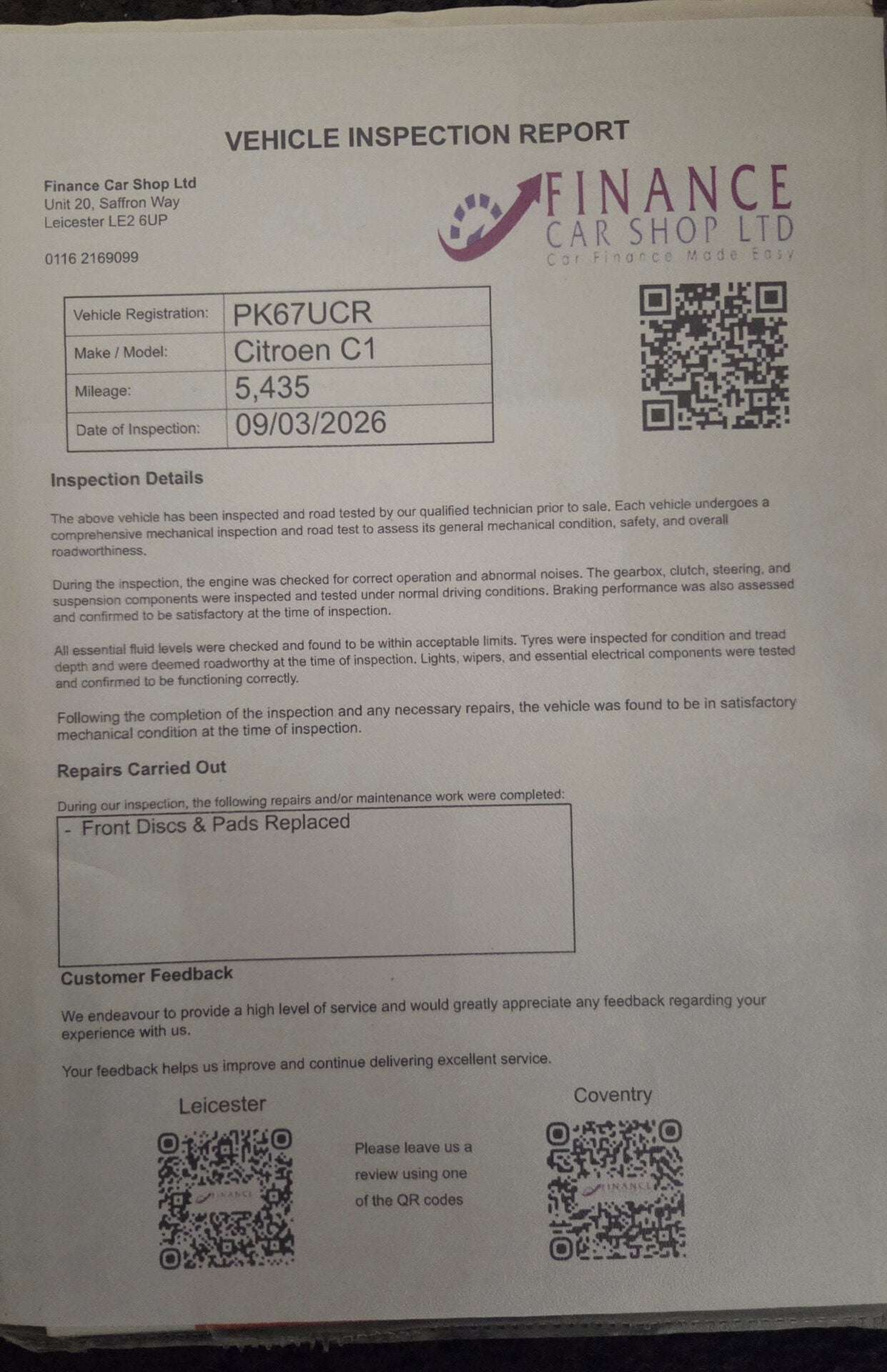 2018 CITROEN C1 2018 CITROEN C1