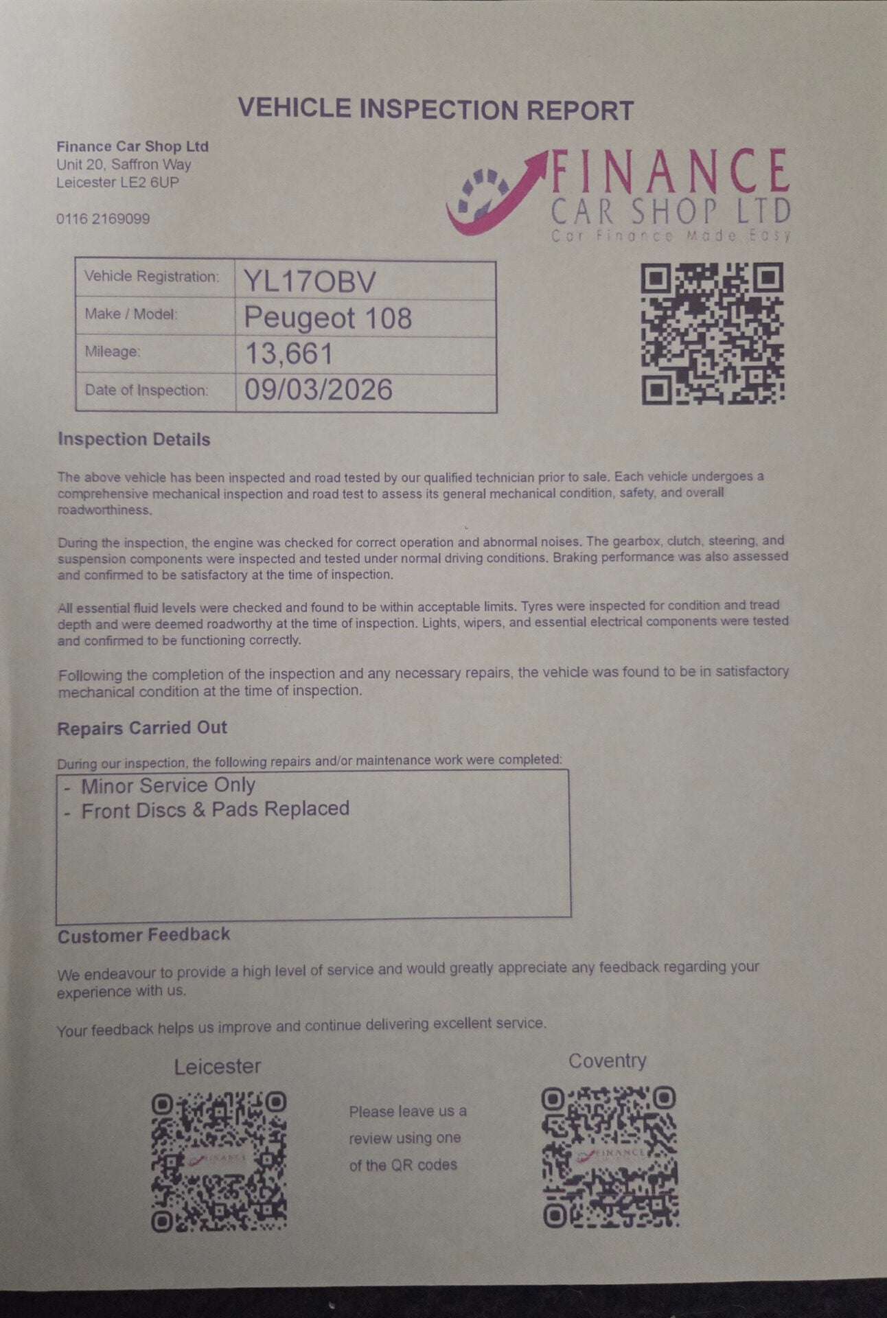 2017 PEUGEOT 108 2017 PEUGEOT 108