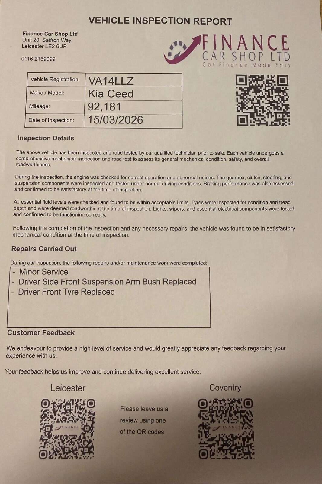 A 2014 KIA CEED CRDI 4 ECODYNAMICS A 2014 KIA CEED CRDI 4 ECODYNAMICS