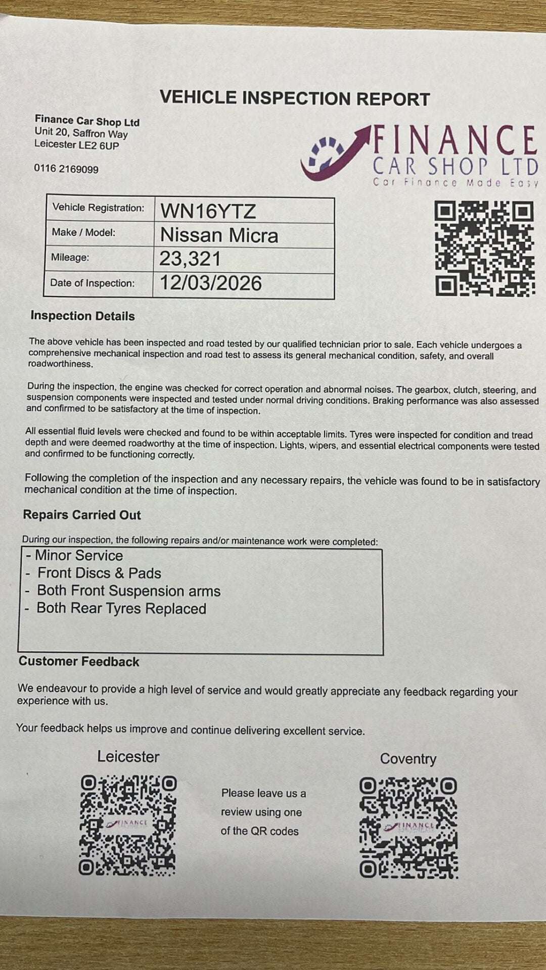 2016 NISSAN MICRA 2016 NISSAN MICRA