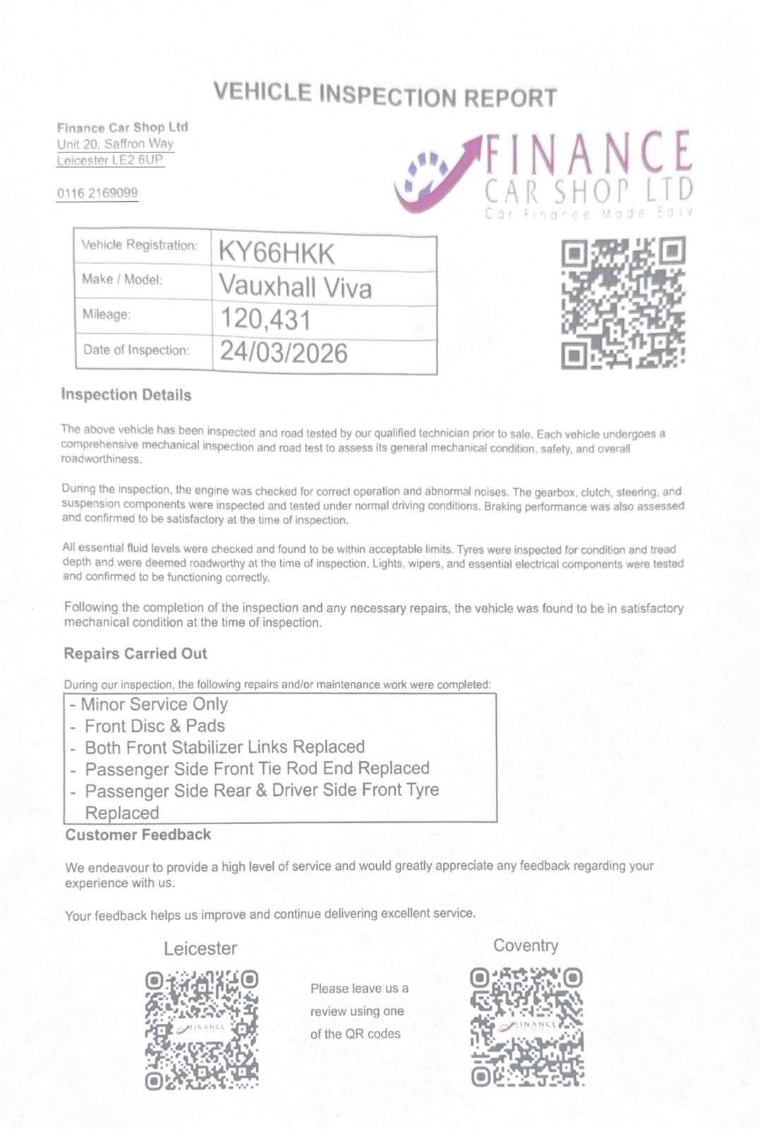 A 2016 VAUXHALL VIVA SE AC A 2016 VAUXHALL VIVA SE AC