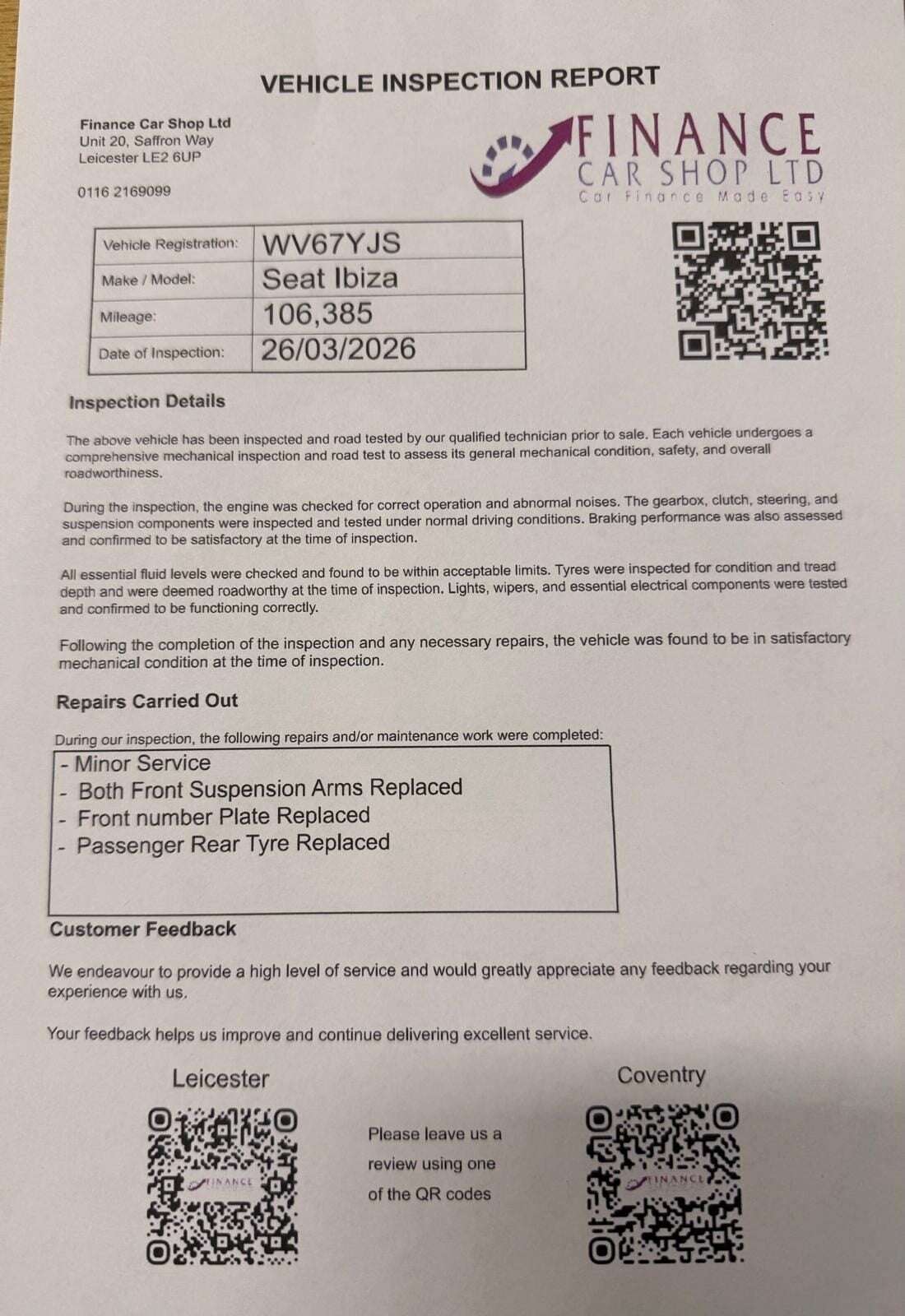 A 2017 SEAT IBIZA MPI SE A 2017 SEAT IBIZA MPI SE