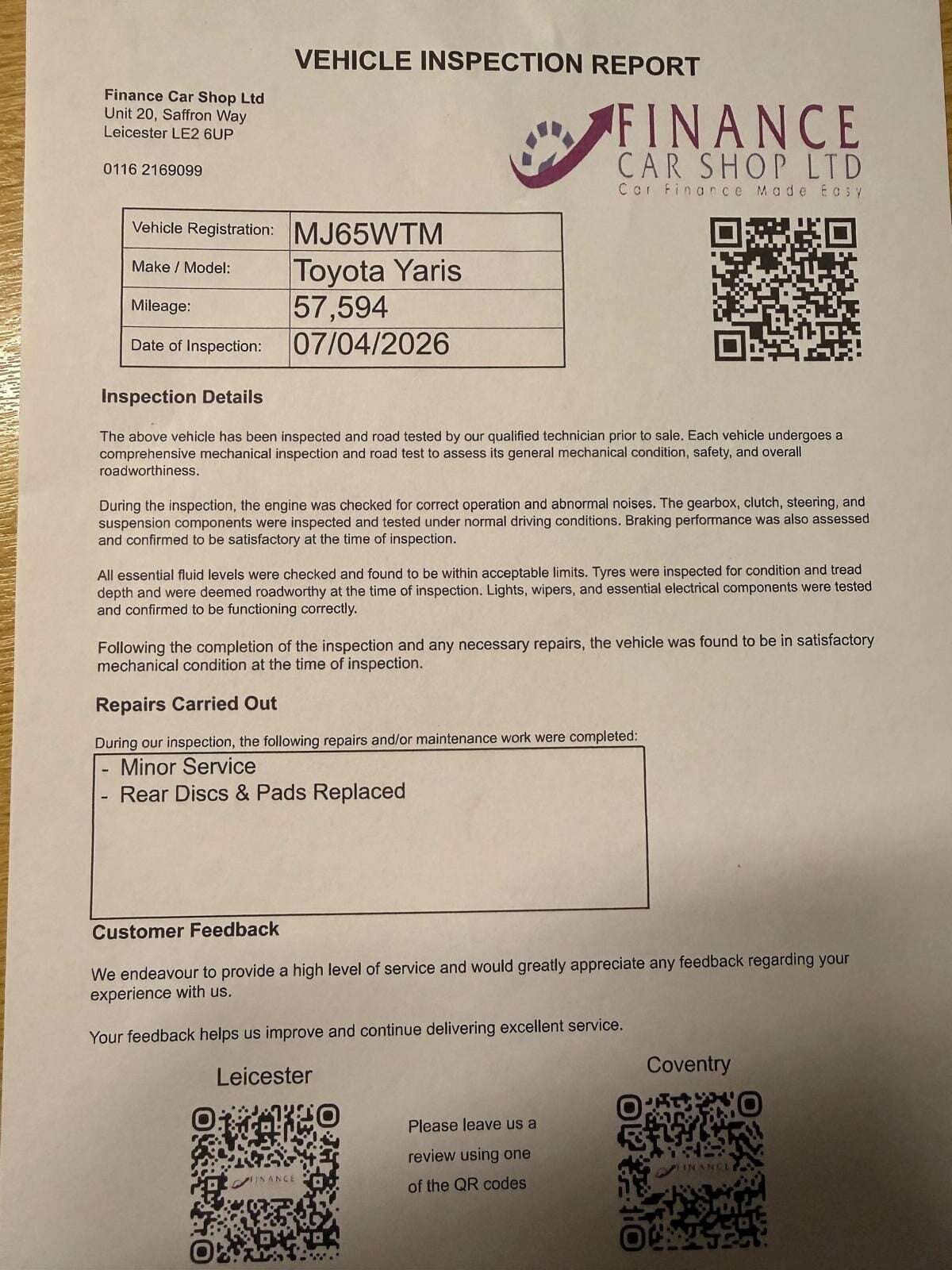 2015 TOYOTA YARIS 2015 TOYOTA YARIS