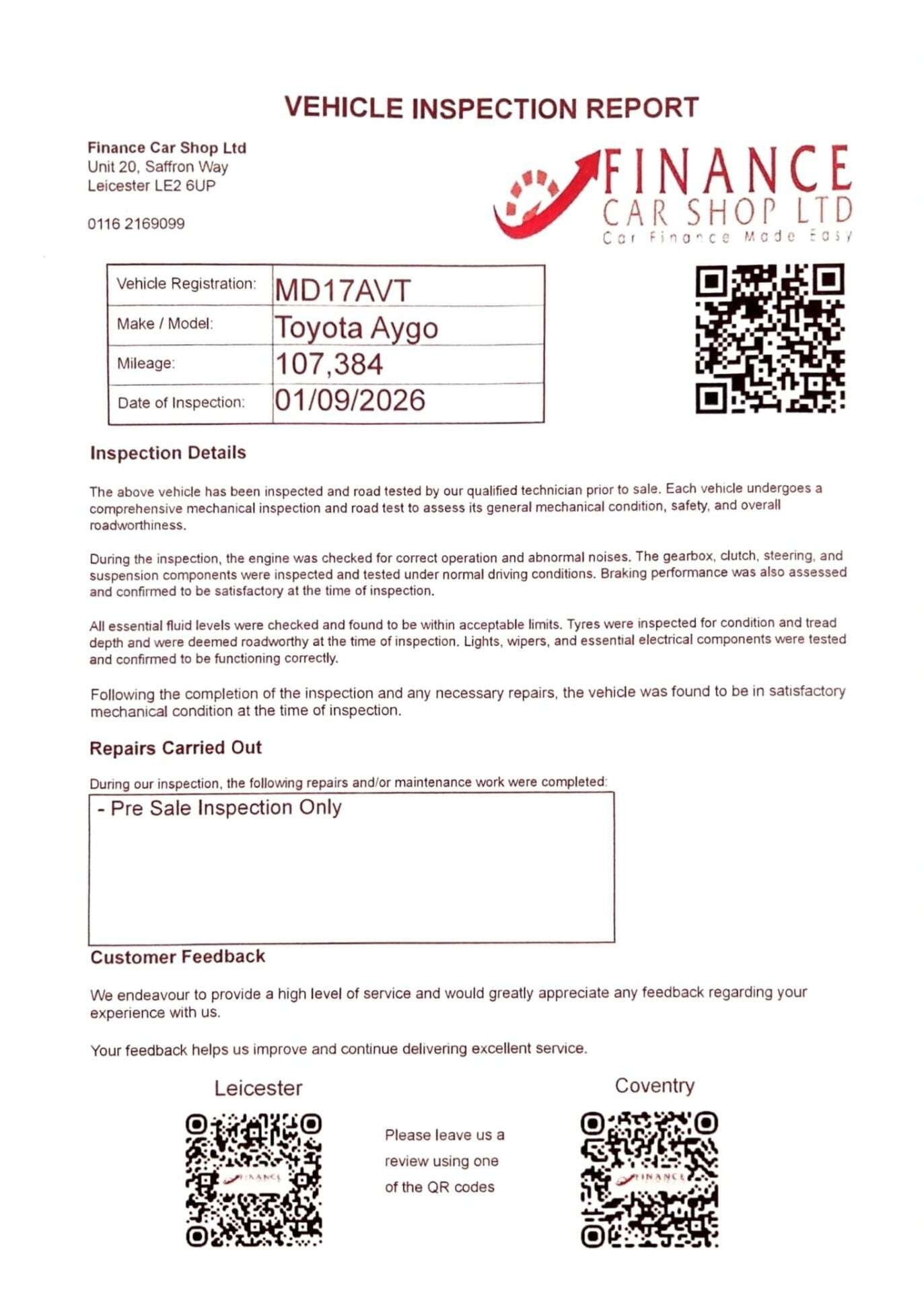 2017 TOYOTA AYGO 2017 TOYOTA AYGO