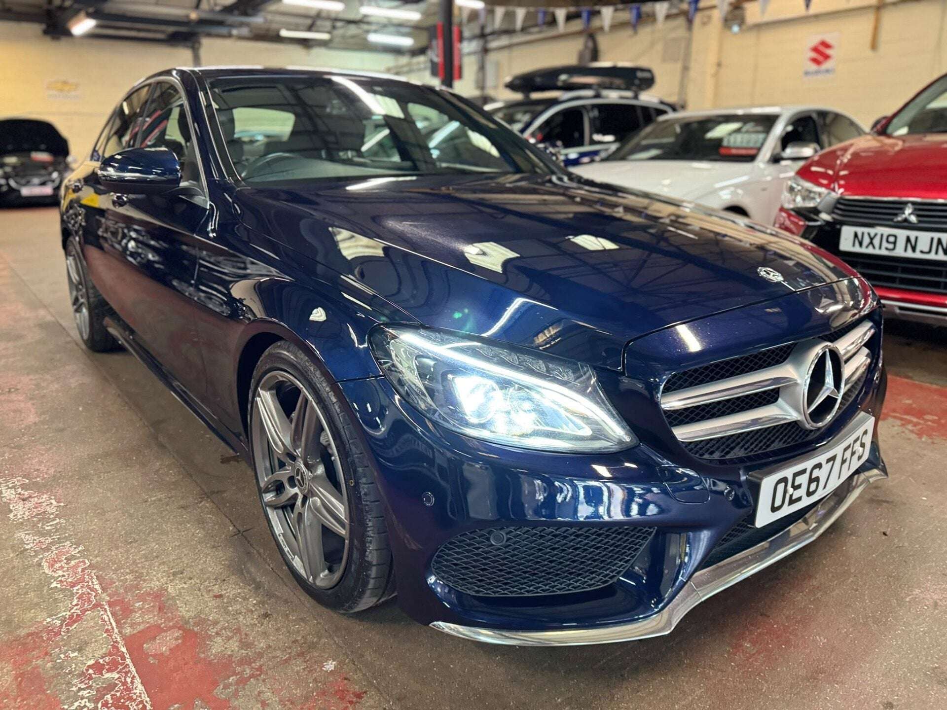 A 2018 MERCEDES-BENZ C CLASS C 220 D AMG LINE A 2018 MERCEDES-BENZ C CLASS C 220 D AMG LINE