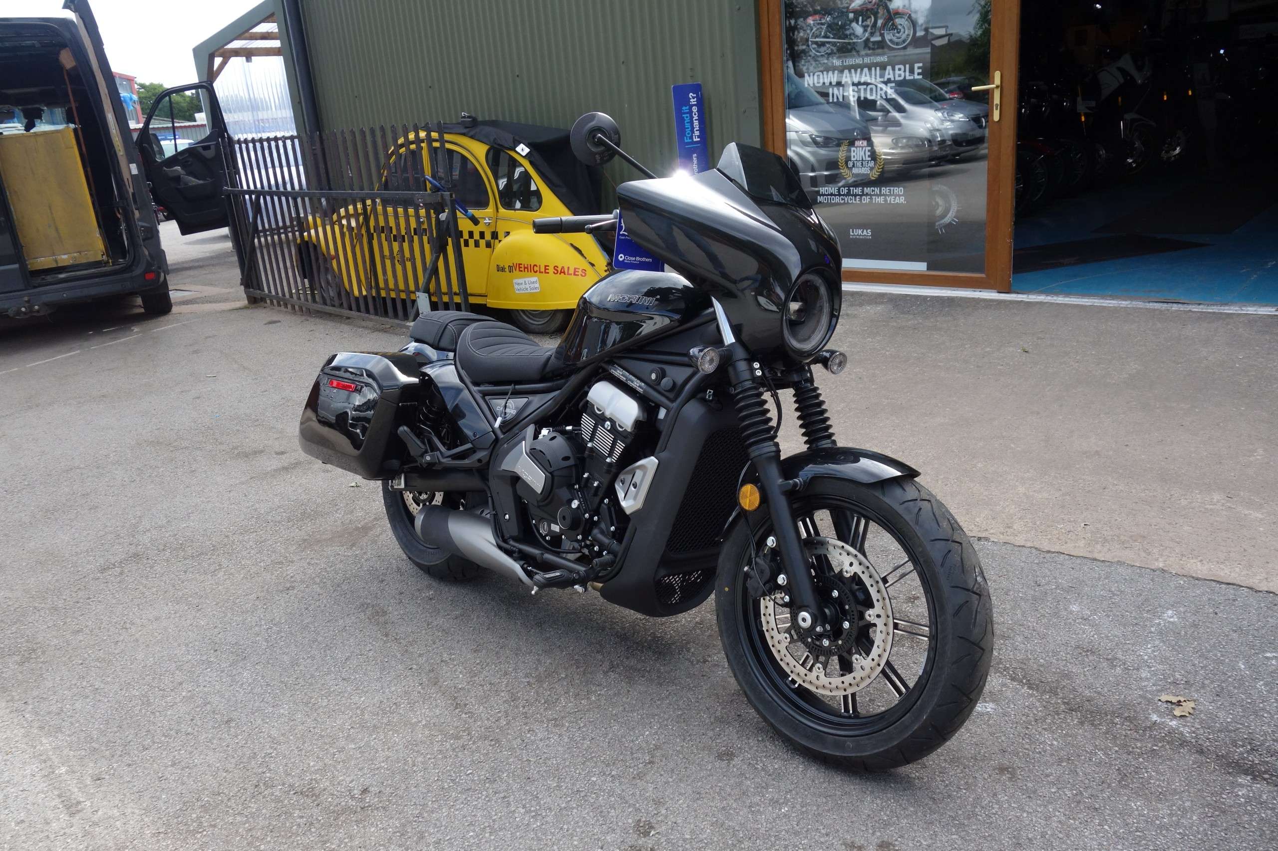 A 2026 MOTO MORINI CALIBRO Bagger A 2026 MOTO MORINI CALIBRO Bagger