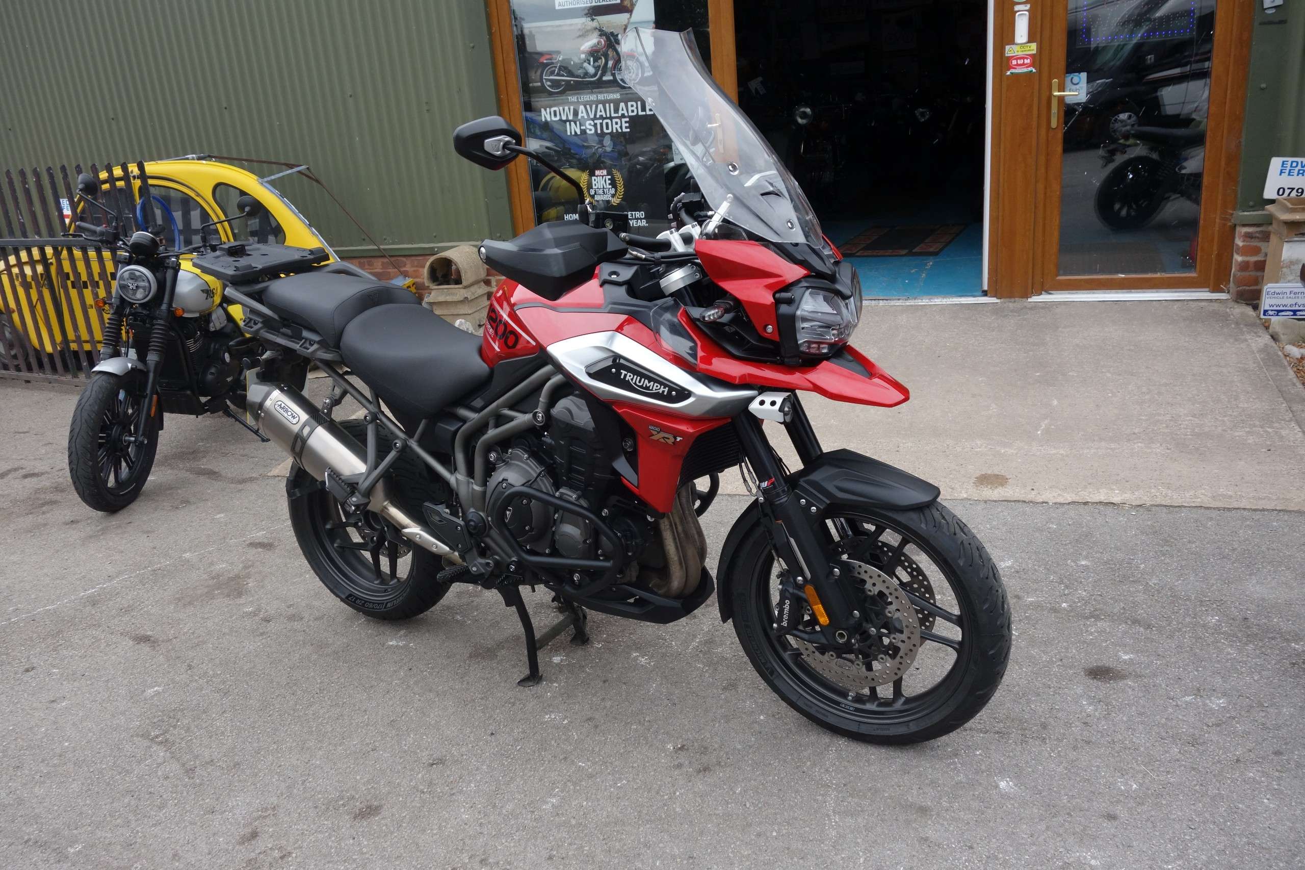 A 2018 TRIUMPH TIGER 1200 XRT Adventure Petrol Manual Euro 4 (141 ps) A 2018 TRIUMPH TIGER 1200 XRT Adventure Petrol Manual Euro 4 (141 ps)