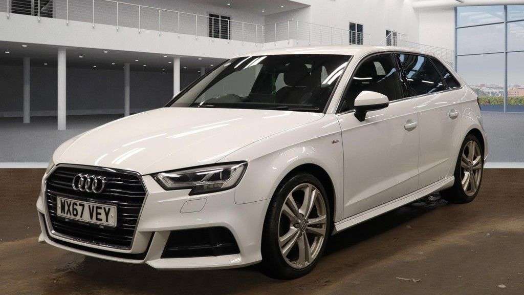 A 2017 AUDI A3 1.5 TFSI CoD S line Sportback 5dr Petrol Manual Euro 6 (s/s) (150 ps) A 2017 AUDI A3 1.5 TFSI CoD S line Sportback 5dr Petrol Manual Euro 6 (s/s) (150 ps)