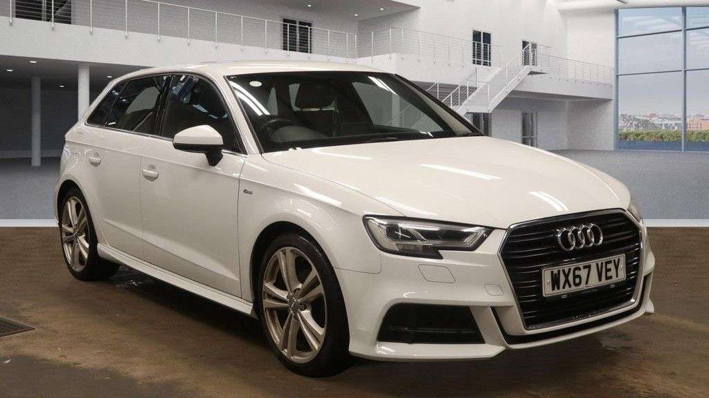 A 2017 AUDI A3 1.5 TFSI CoD S line Sportback 5dr Petrol Manual Euro 6 (s/s) (150 ps) A 2017 AUDI A3 1.5 TFSI CoD S line Sportback 5dr Petrol Manual Euro 6 (s/s) (150 ps)